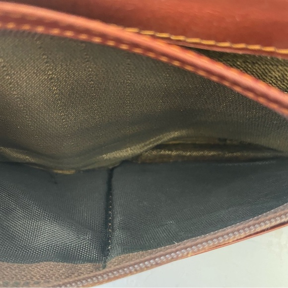Vintage Fendi Brown Leather Wallet Bifold - Picture 10 of 13